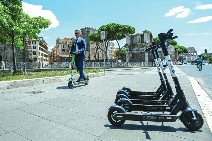 Rome sees scooter invasion as city emerges from lockdown - Read Qatar ...