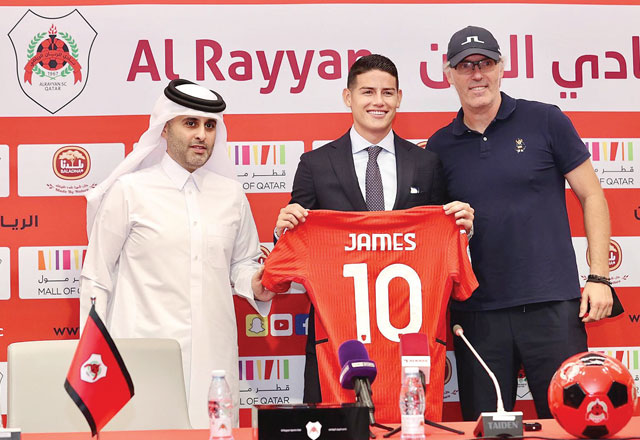 Al Rayyan unveil Rodriguez: Colombian a great addition to club, says Sheikh  Ali - Read Qatar Tribune on the go for unrivalled news coverage